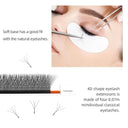 Luxe 4D W Shape Volume Eyelash Extensions for Fluffy Look