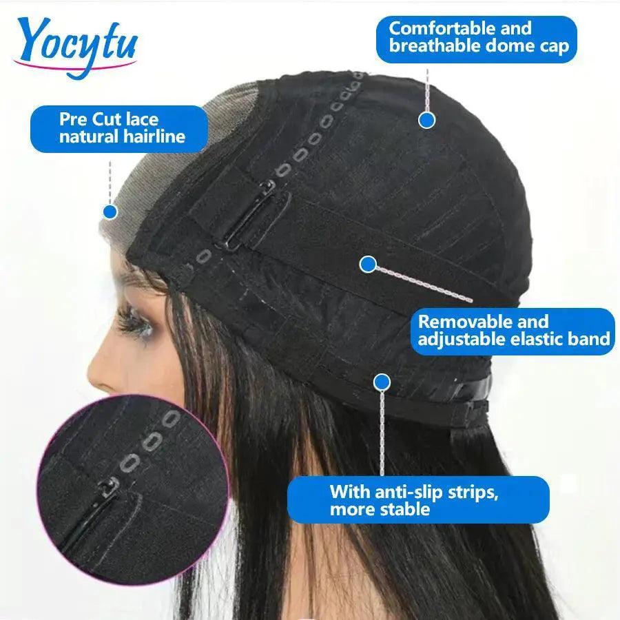 Luxe Human Hair Lace Front Wig For Effortless Style