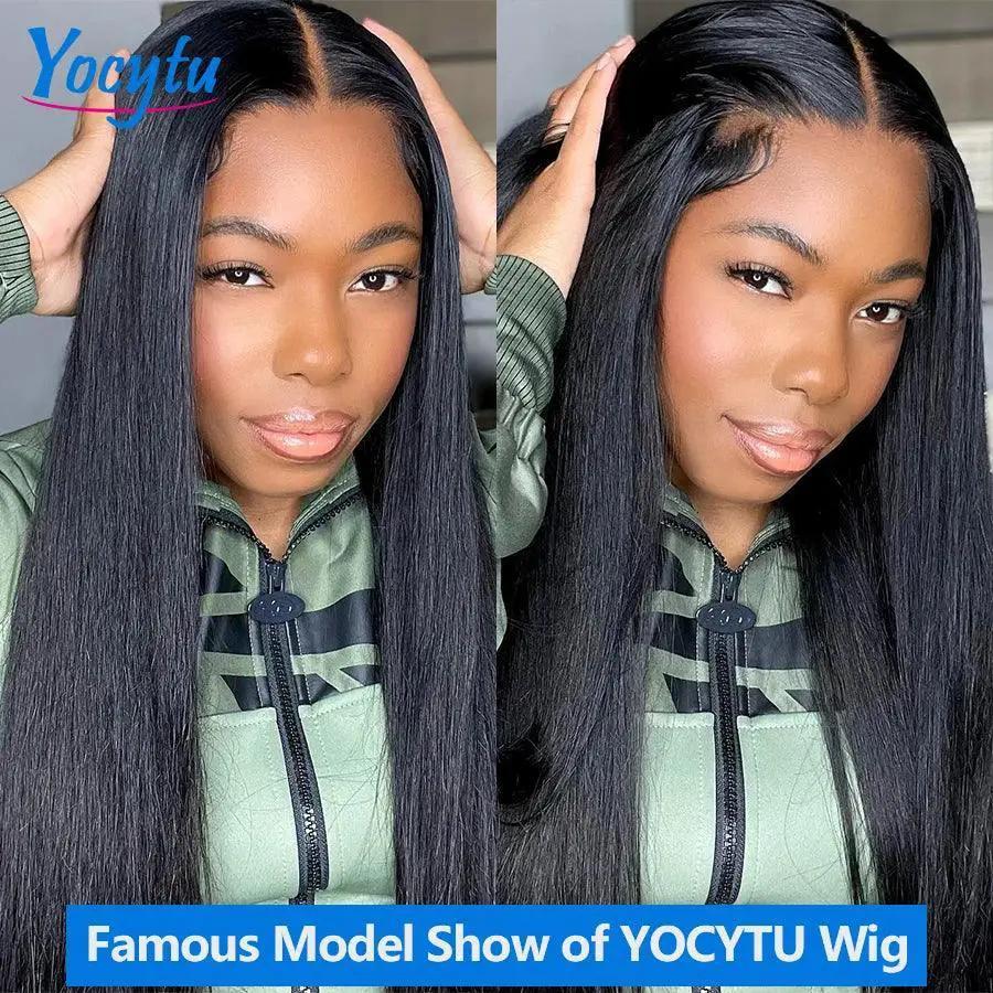 Luxe Human Hair Lace Front Wig For Effortless Style