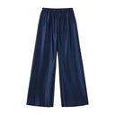 Flowing Satin Wide Leg Pants for Women