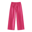 Flowing Satin Wide Leg Pants for Women