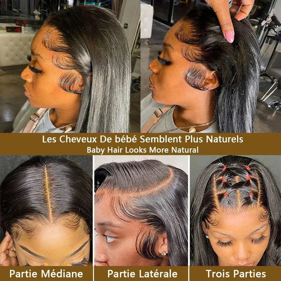 Luxurious 24 To 26 Inch Brazilian Human Hair Lace Front Wig