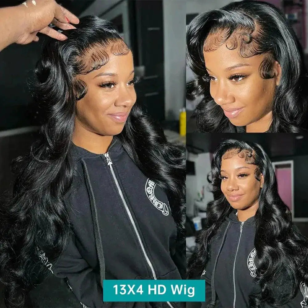 Luxurious 30 Inch Body Wave Brazilian Lace Front Wig