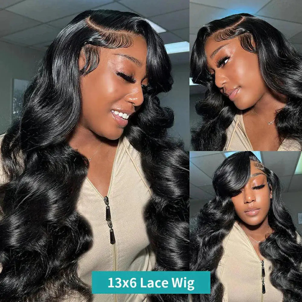 Luxurious 30 Inch Body Wave Brazilian Lace Front Wig