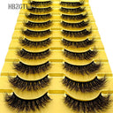 Luxurious 38 Style 3D Mink False Eyelashes Variety Pack Set