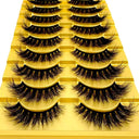 Luxurious 38 Style 3D Mink False Eyelashes Variety Pack Set