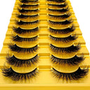 Luxurious 38 Style 3D Mink False Eyelashes Variety Pack Set