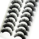 Luxurious 38 Style 3D Mink False Eyelashes Variety Pack Set