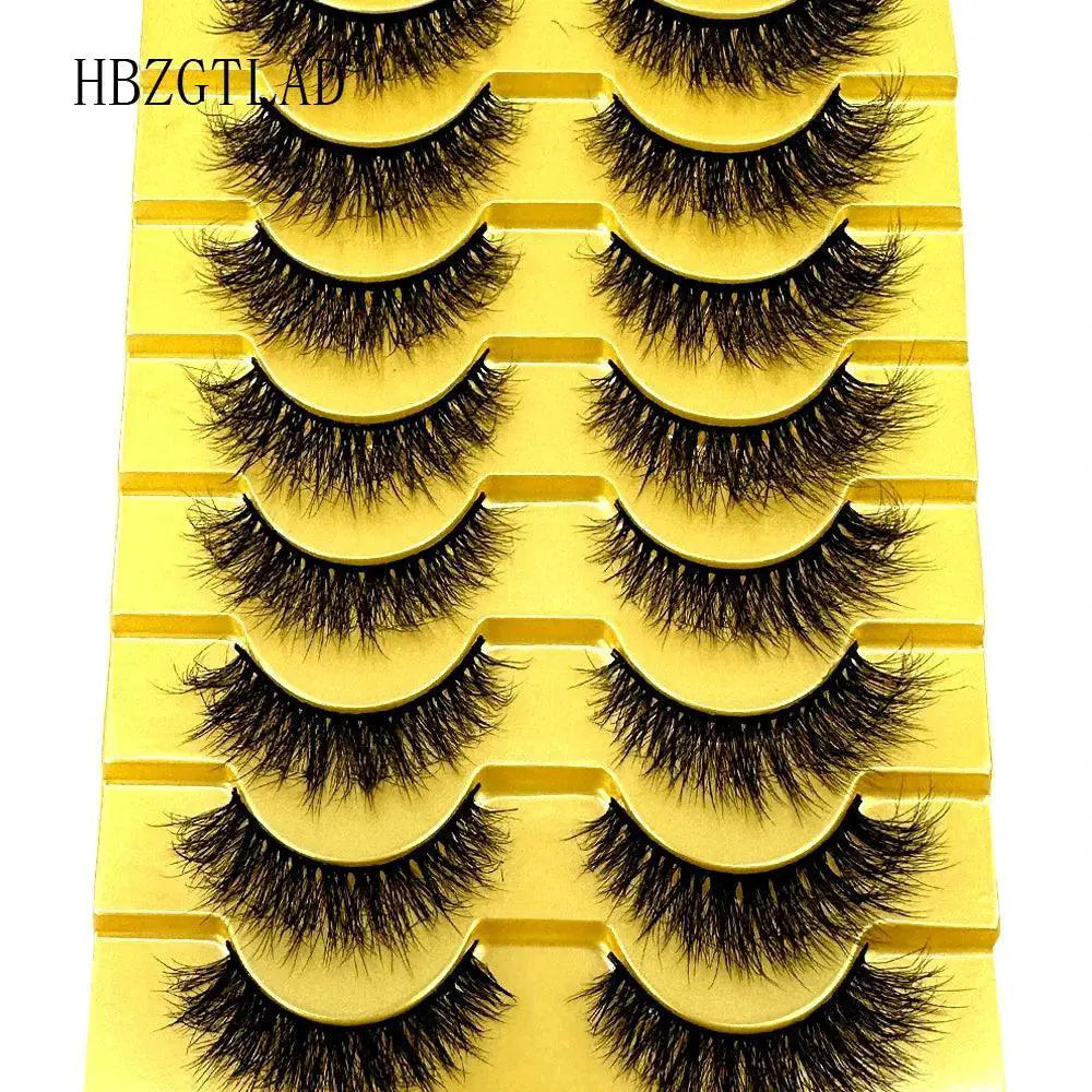 Luxurious 3D Mink False Eyelashes Variety Pack 10 Pairs