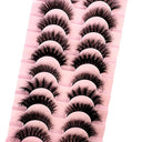 Luxurious 38 Style 3D Mink False Eyelashes Variety Pack Set