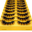 Luxurious 38 Style 3D Mink False Eyelashes Variety Pack Set