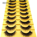 Luxurious 38 Style 3D Mink False Eyelashes Variety Pack Set