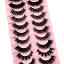 Luxurious 38 Style 3D Mink False Eyelashes Variety Pack Set