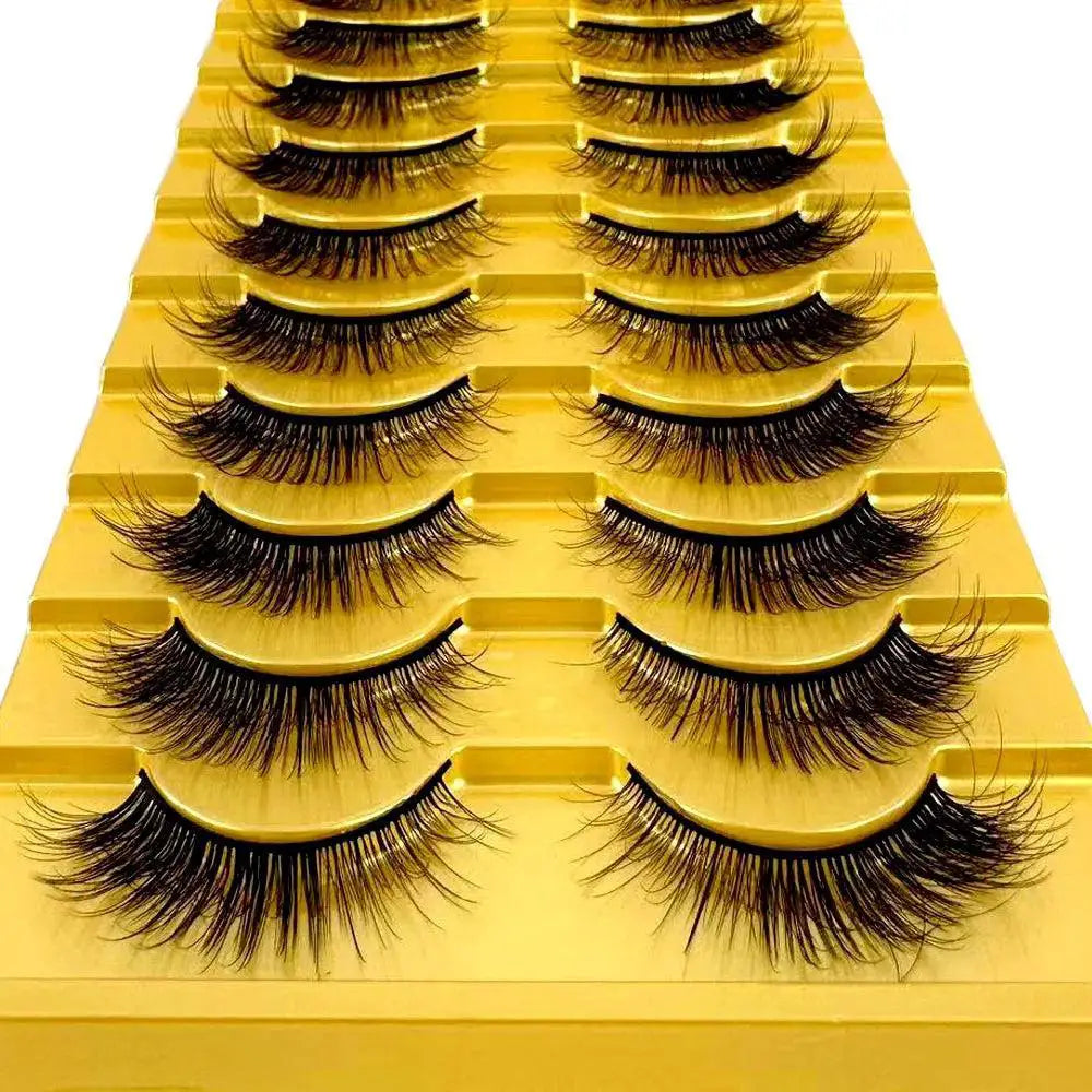 Luxurious 3D Mink False Eyelashes Variety Pack 10 Pairs