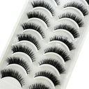 Luxurious 38 Style 3D Mink False Eyelashes Variety Pack Set