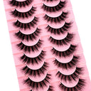 Luxurious 38 Style 3D Mink False Eyelashes Variety Pack Set