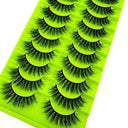 Luxurious 38 Style 3D Mink False Eyelashes Variety Pack Set