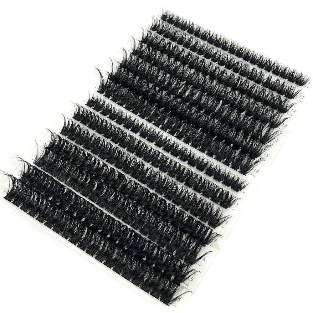 Luxurious 3D Mink Cluster Lashes for Natural Volume Style