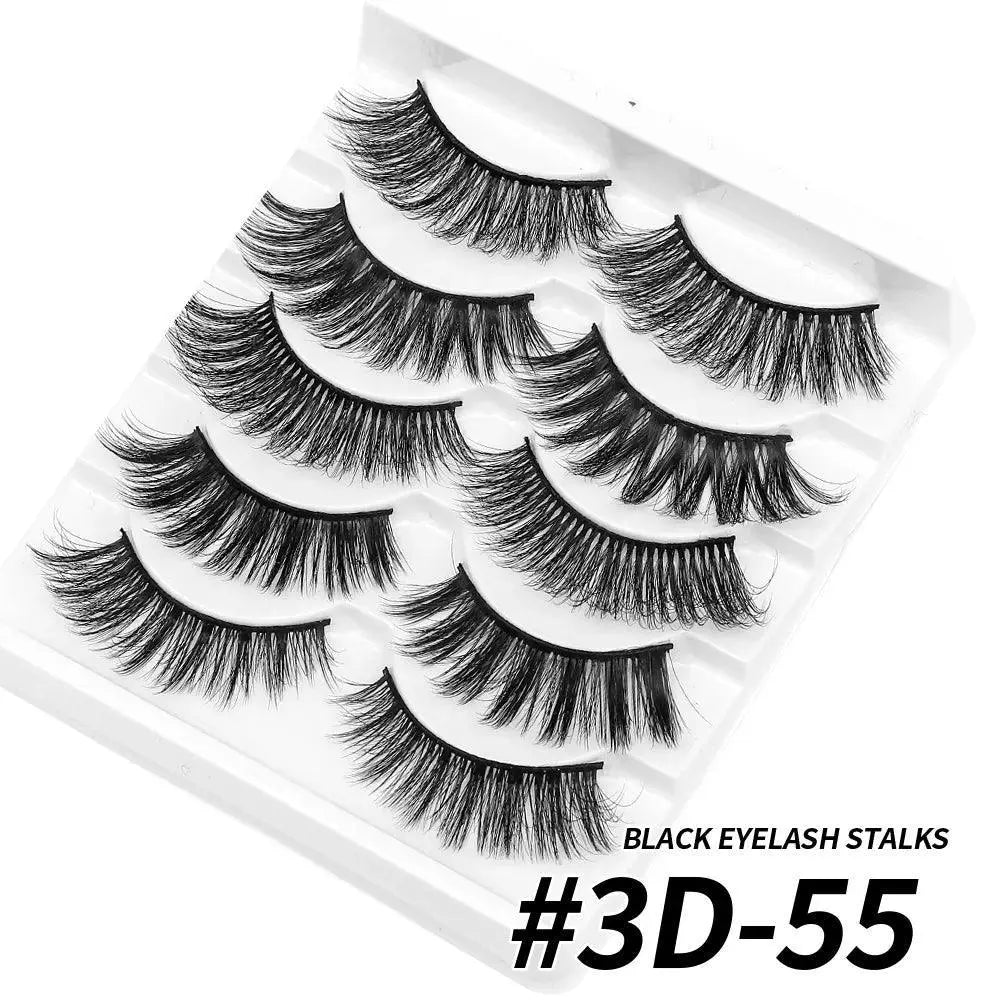 Luxurious 3D Mink Eyelashes for Volume and Length Bundle