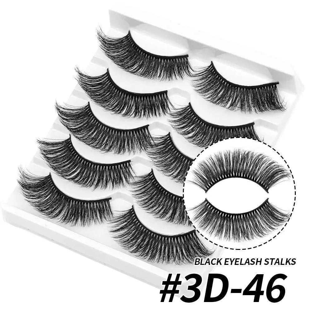 Luxurious 3D Mink Eyelashes for Volume and Length Bundle