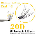 Luxurious 3D Russian Volume Mink Eyelash Extensions