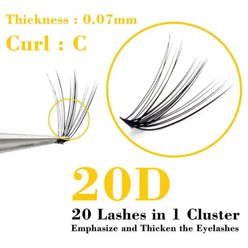 Luxurious 3D Russian Volume Mink Eyelash Extensions