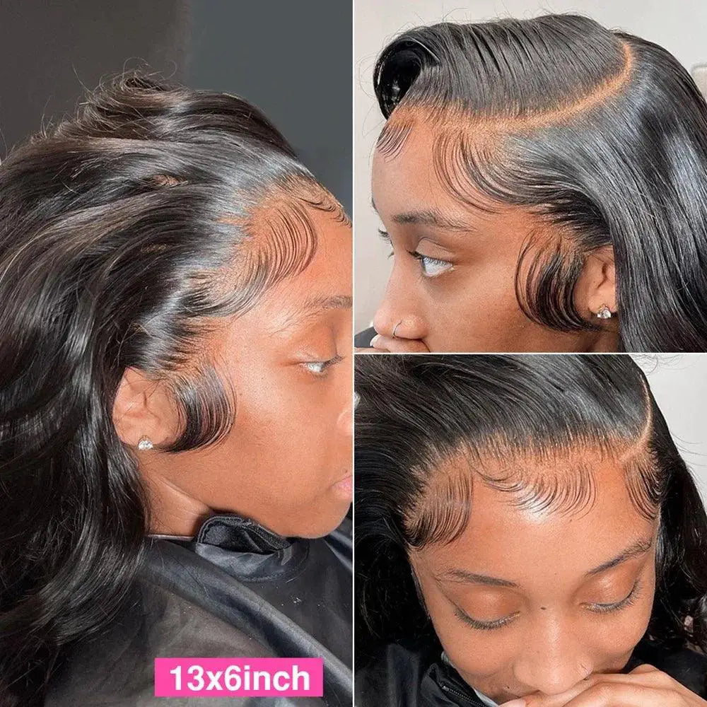 Luxurious Body Wave HD Lace Human Hair Wig Versatile Style