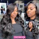 Luxurious Body Wave Lace Front Wig with HD Lace Hair