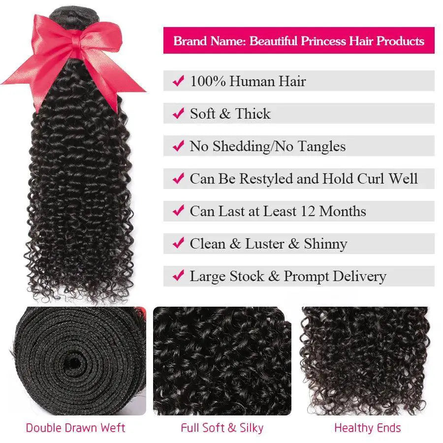 Brazilian Afro Kinky Curly Hair Bundles Premium Remy