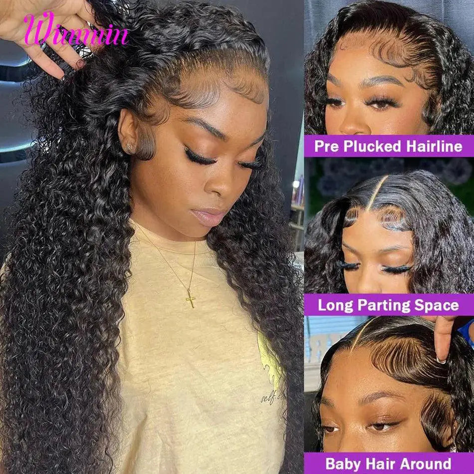 Remy Brazilian Deep Wave Lace Front Wig Premium Hair