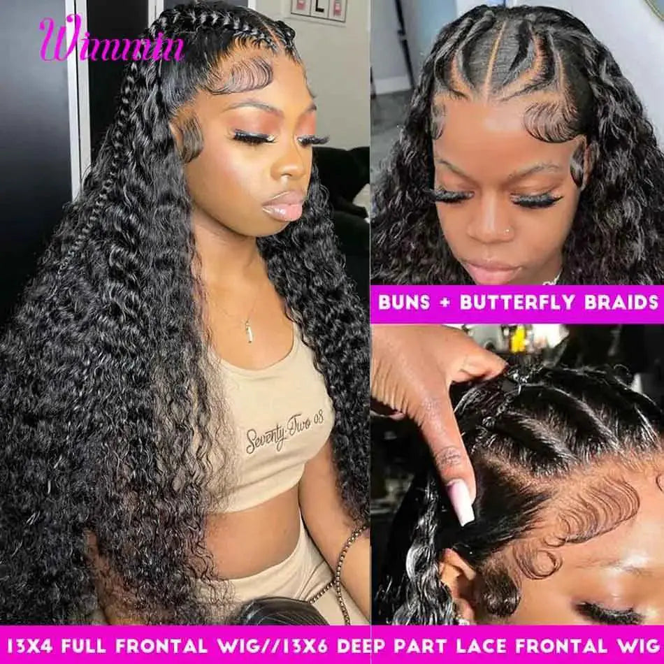 Remy Brazilian Deep Wave Lace Front Wig Premium Hair