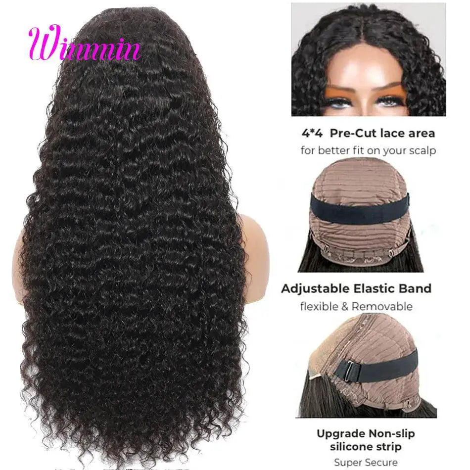 Remy Brazilian Deep Wave Lace Front Wig Premium Hair