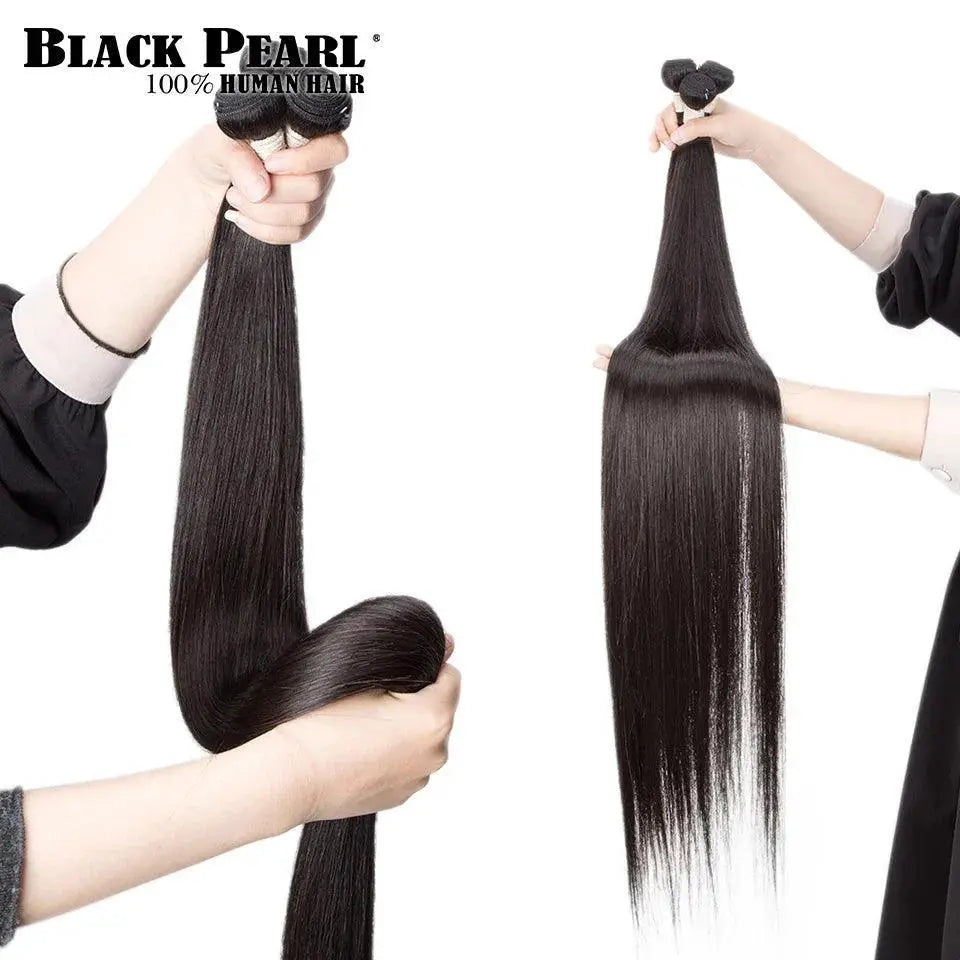 Luxurious Brazilian Straight Human Hair Extensions 30 Inch