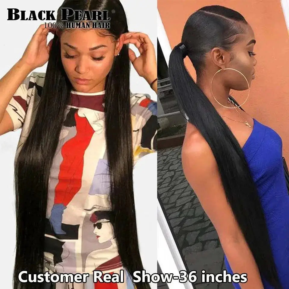 Luxurious Brazilian Straight Human Hair Extensions 30 Inch