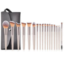 Luxurious Champagne Makeup Brushes Set for Flawless Beauty