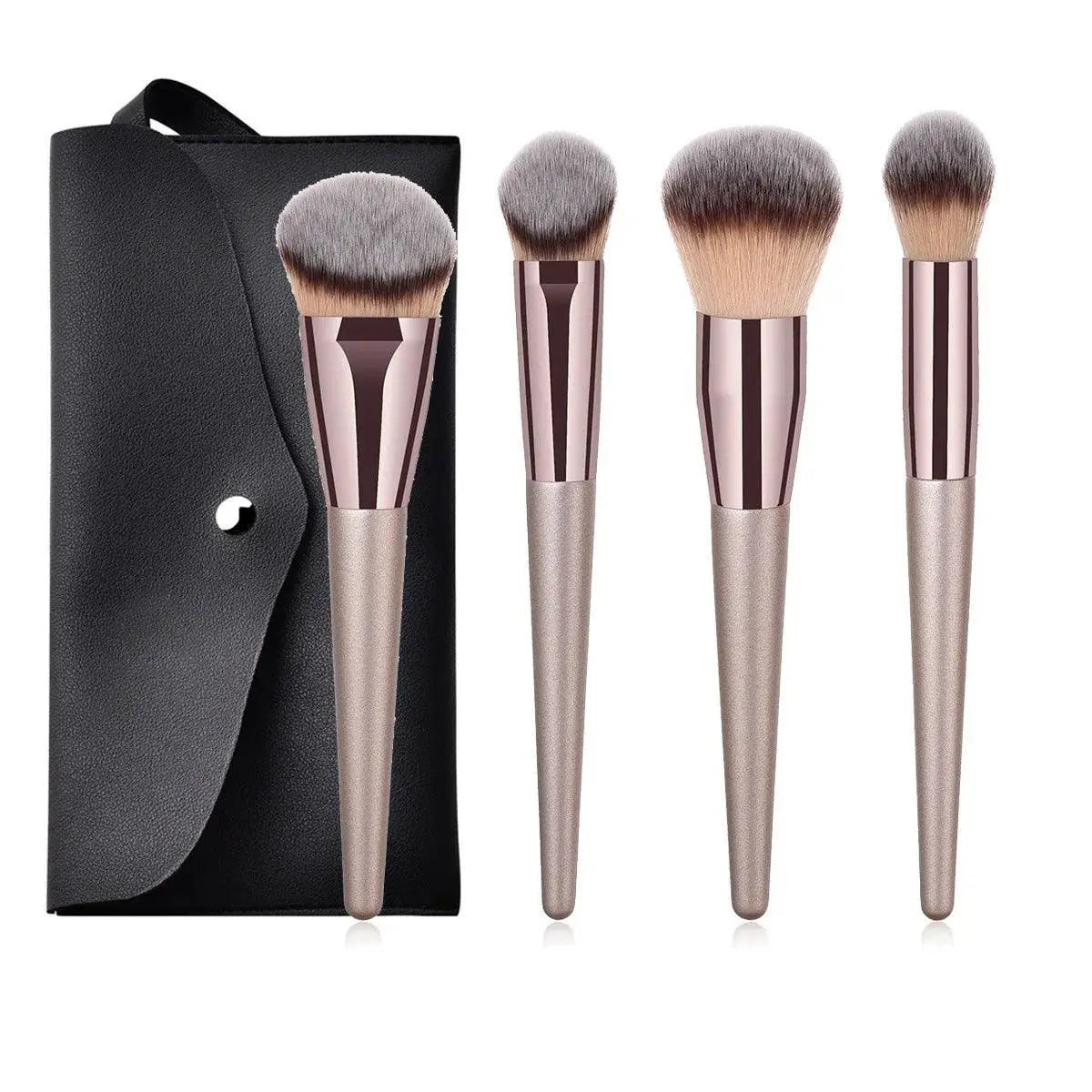 Champagne Makeup Brush Set Luxurious Flawless Beauty Kit