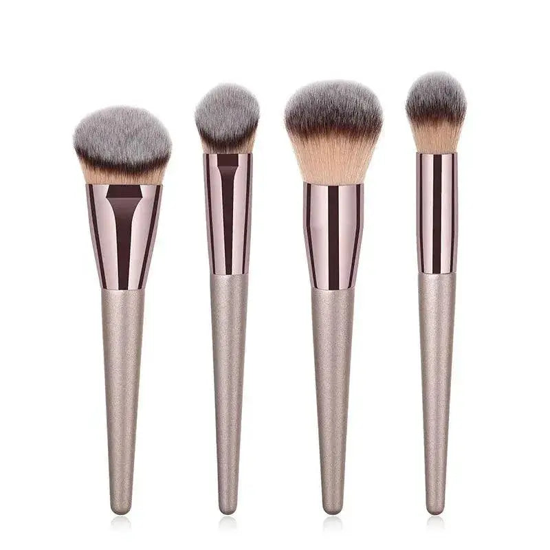 Champagne Makeup Brush Set Luxurious Flawless Beauty Kit