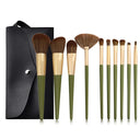 Luxurious Champagne Makeup Brushes Set for Flawless Beauty
