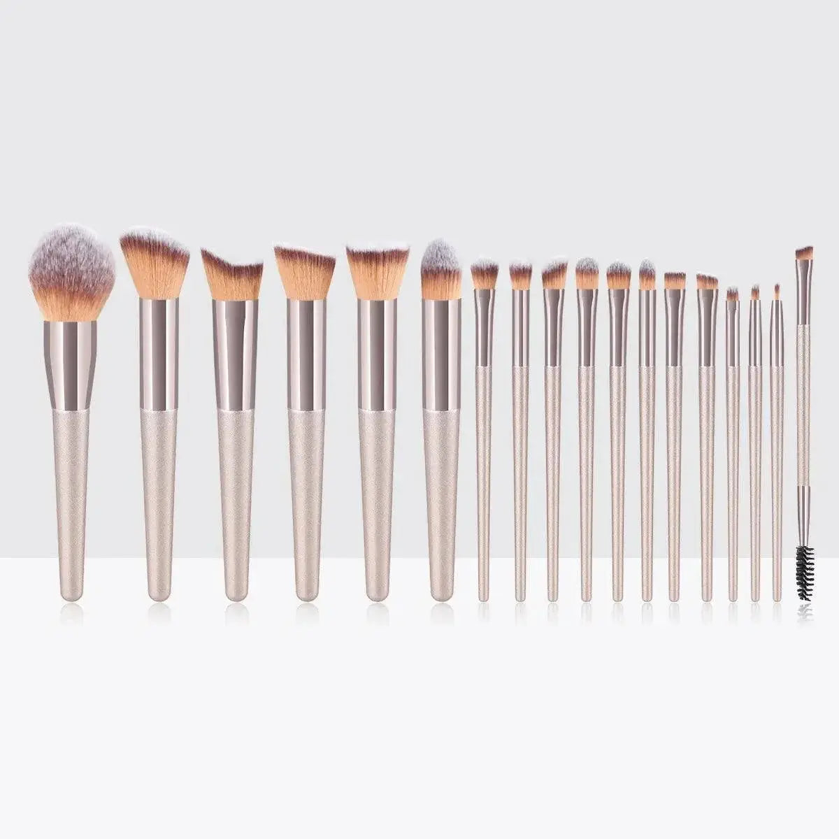 Flawless Makeup Brush Set for Foundation — 10pcs blue with bag