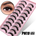 Luxurious Handmade Faux Mink 3D Lashes Variety Pack Soft Reusable Versatile