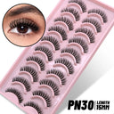 Luxurious Handmade Faux Mink 3D Lashes Variety Pack Soft Reusable Versatile