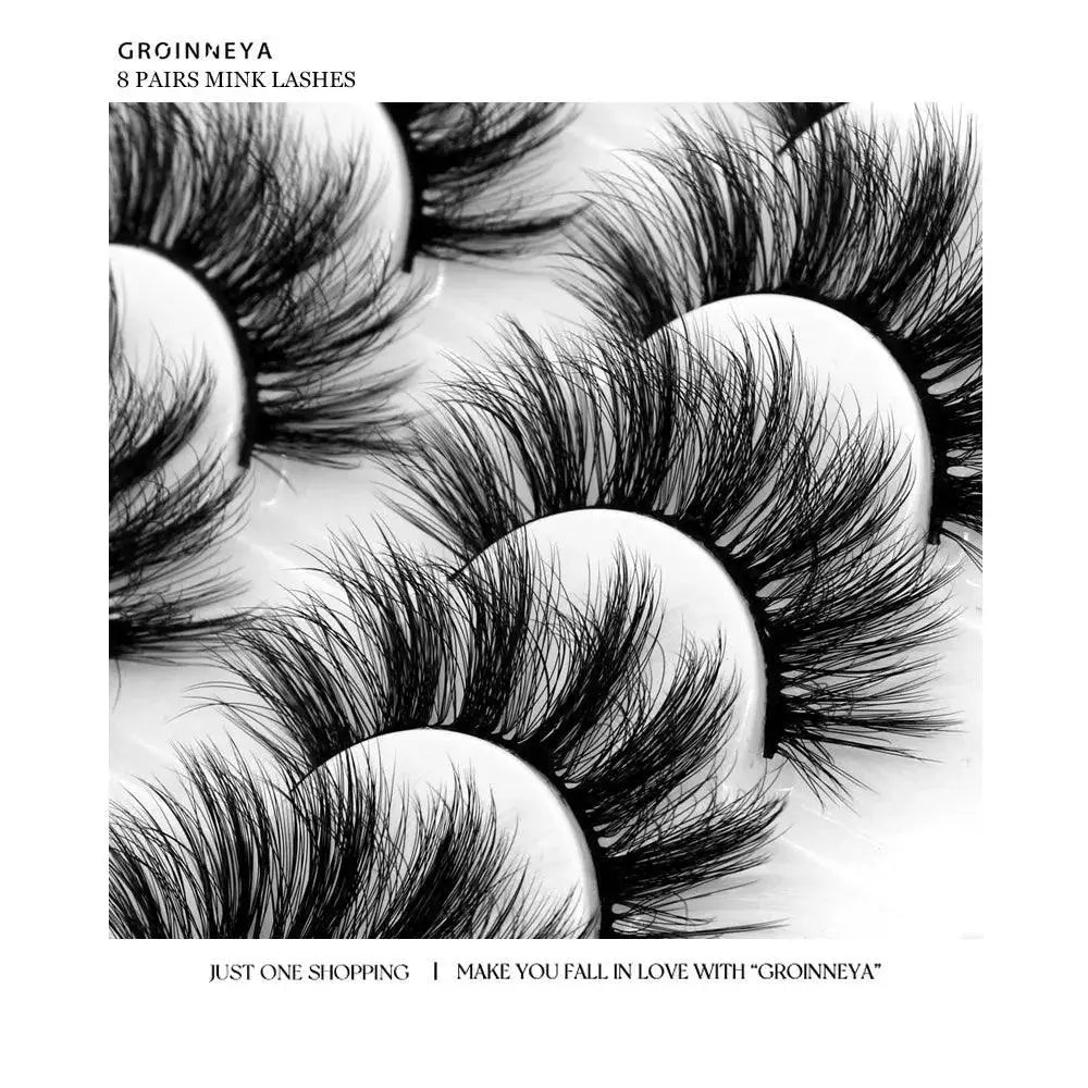 Luxurious Handmade Faux Mink 3D Lashes Variety Pack Soft