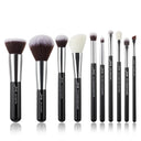 Luxurious Jessup Makeup Brushes Premium Natural-Synthetic Set