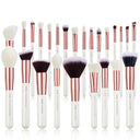 Luxurious Jessup Makeup Brushes Premium Natural-Synthetic Set