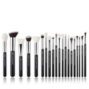 Luxurious Jessup Makeup Brushes Premium Natural-Synthetic Set