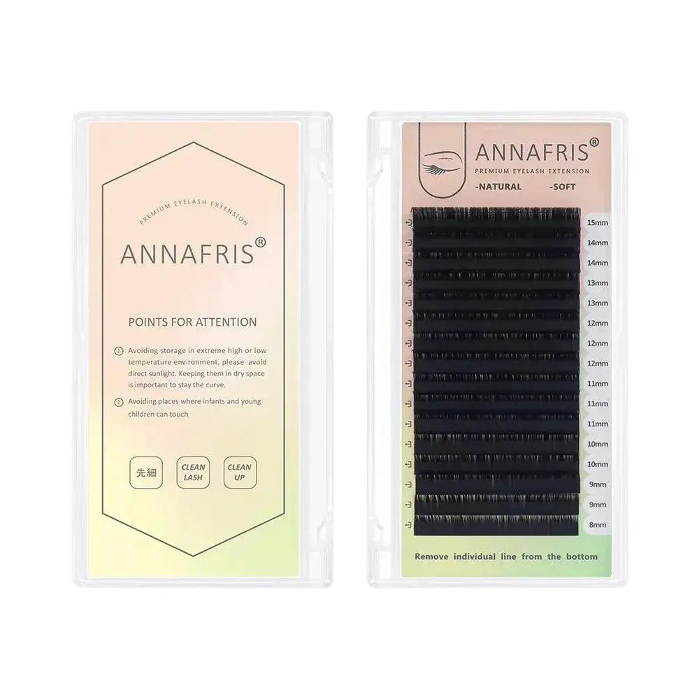 Luxurious Matte Black Eyelash Extensions For Professionals