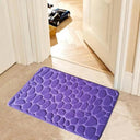 Luxurious Memory Foam Cobblestone Bath Mat for Comfort