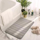 Luxurious Memory Foam Cobblestone Bath Mat for Comfort
