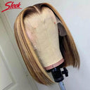 Luxurious Ombre Bob Wig with Peruvian Remy Hair Blond