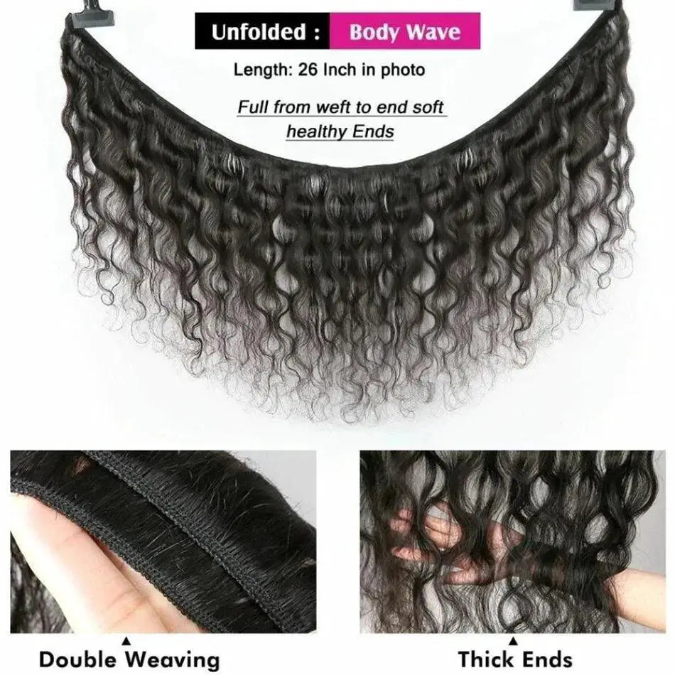 Luxurious Peruvian Body Wave Hair Bundles Remy Human Hair
